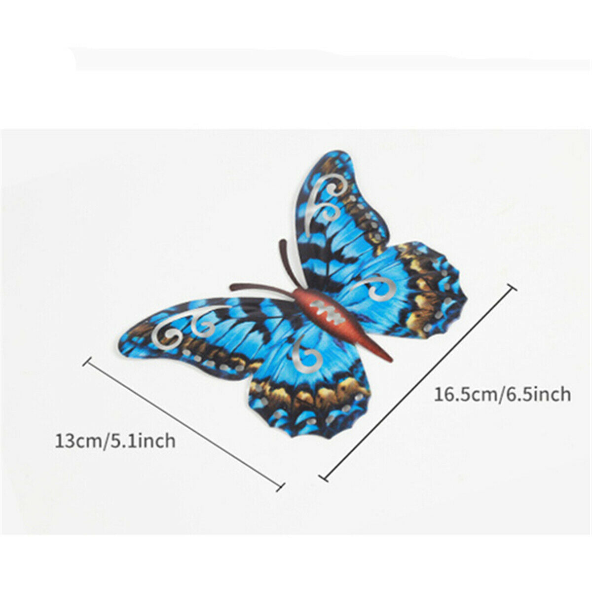 4Pcs/Set Metal Butterfly Outdoor & Indoor Garden Backyard Wall Art Home Decor