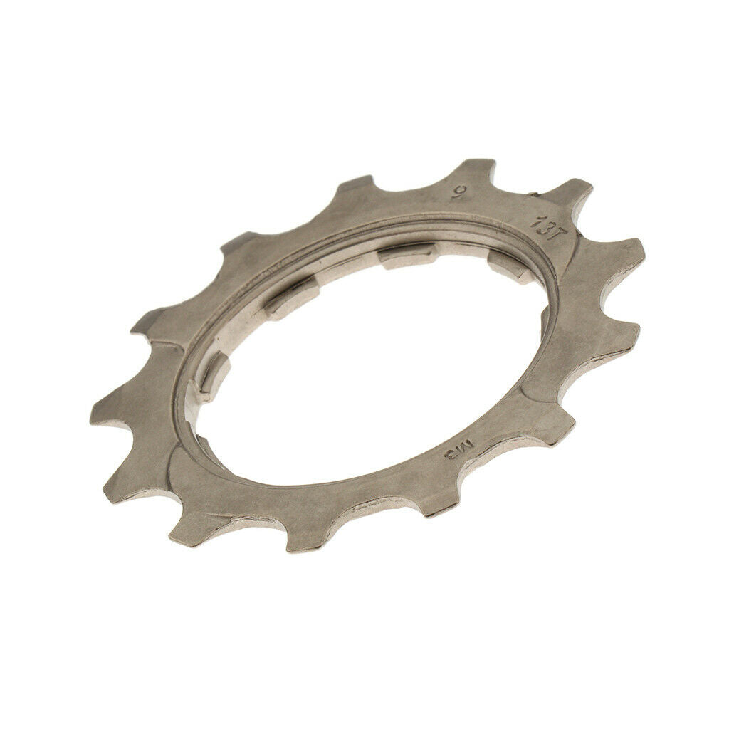 2Pieces Bicycle Parts Cassette Tooth Sprocket 9Speed 11T+13T Chainring