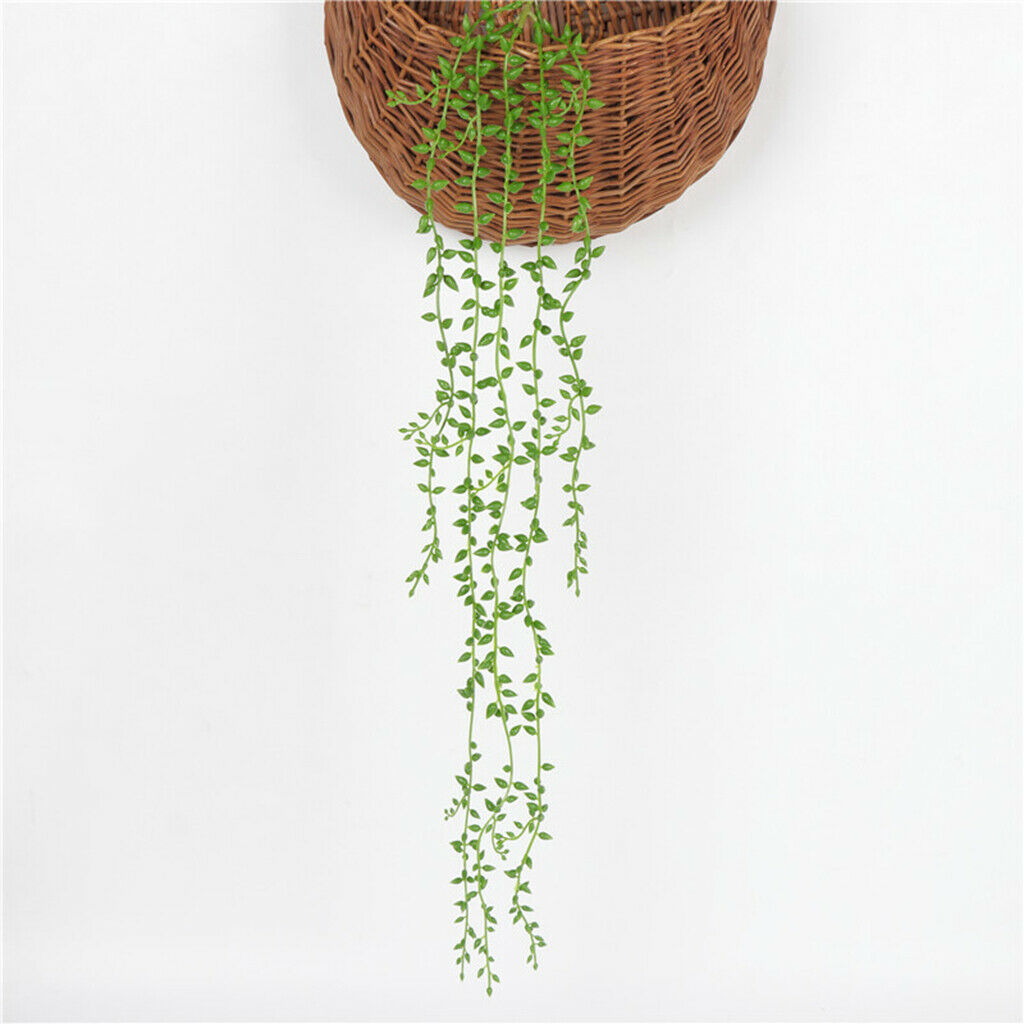 Plastic Artificial Succulent Plants, Hanging String of Pearls Plant Lover Tears