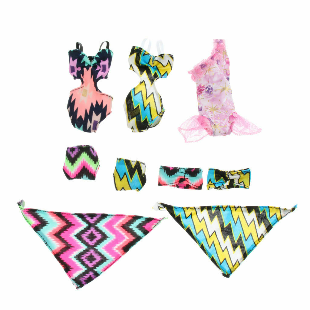 5Set Popular Summer Beach Siamese One-piece Swimsuit Swimwear Bikini Bathing