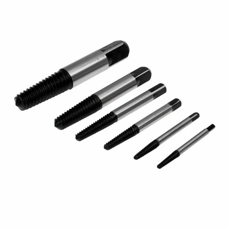 6 Pcs Hardware Tool Screw Bolt Nut Extractor Remover Tools Set W5Q9Q9