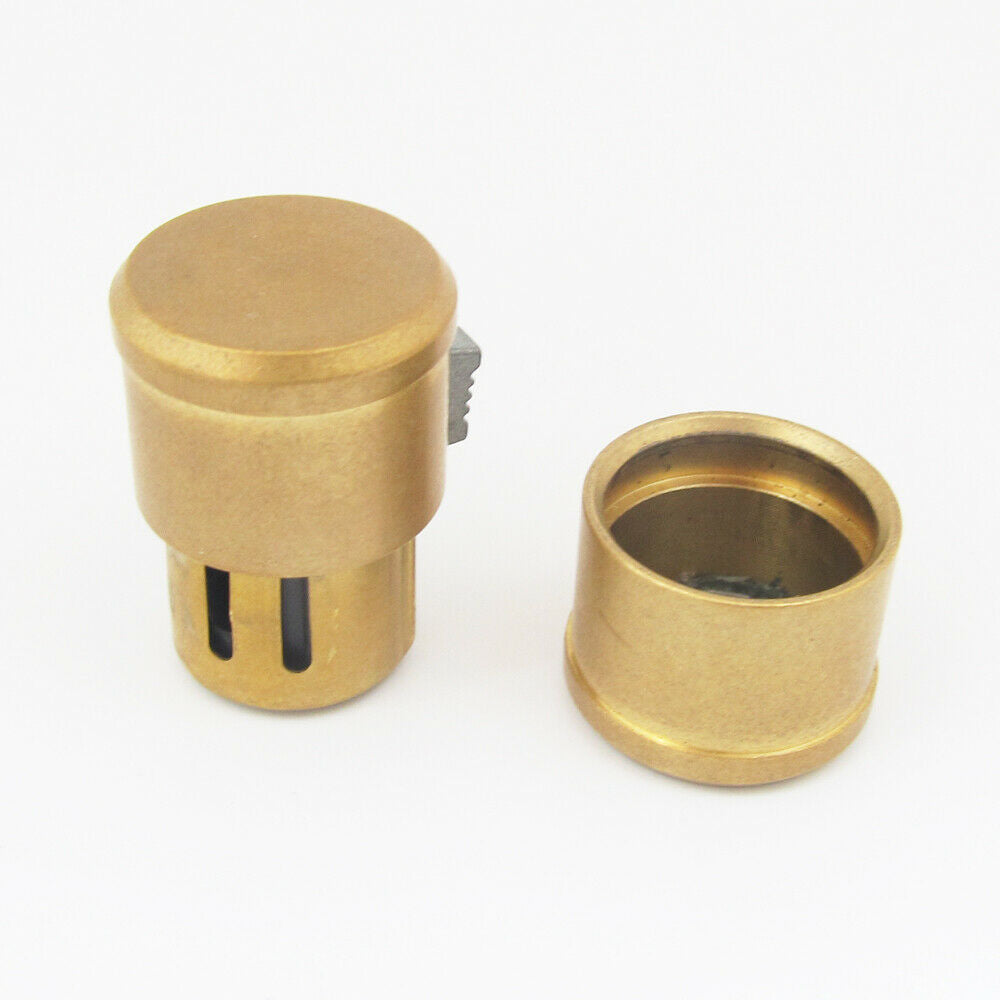 1pair Copper Male + Female Noise Stopper Copper Dust Protection Cap for XLR 3pin