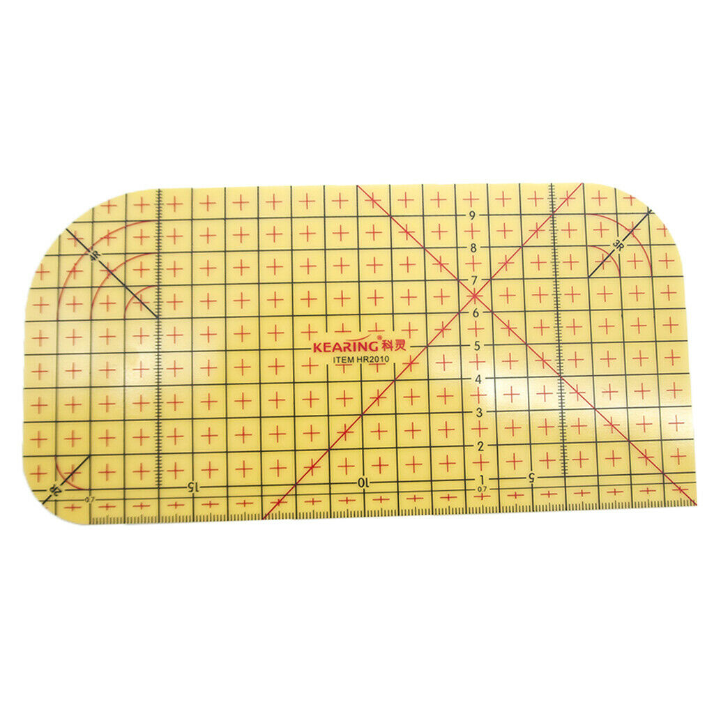 Hot Iron Ruler Quilting Hemmer Rulers Sewing Tool & Soluble Pen Cloth Marker