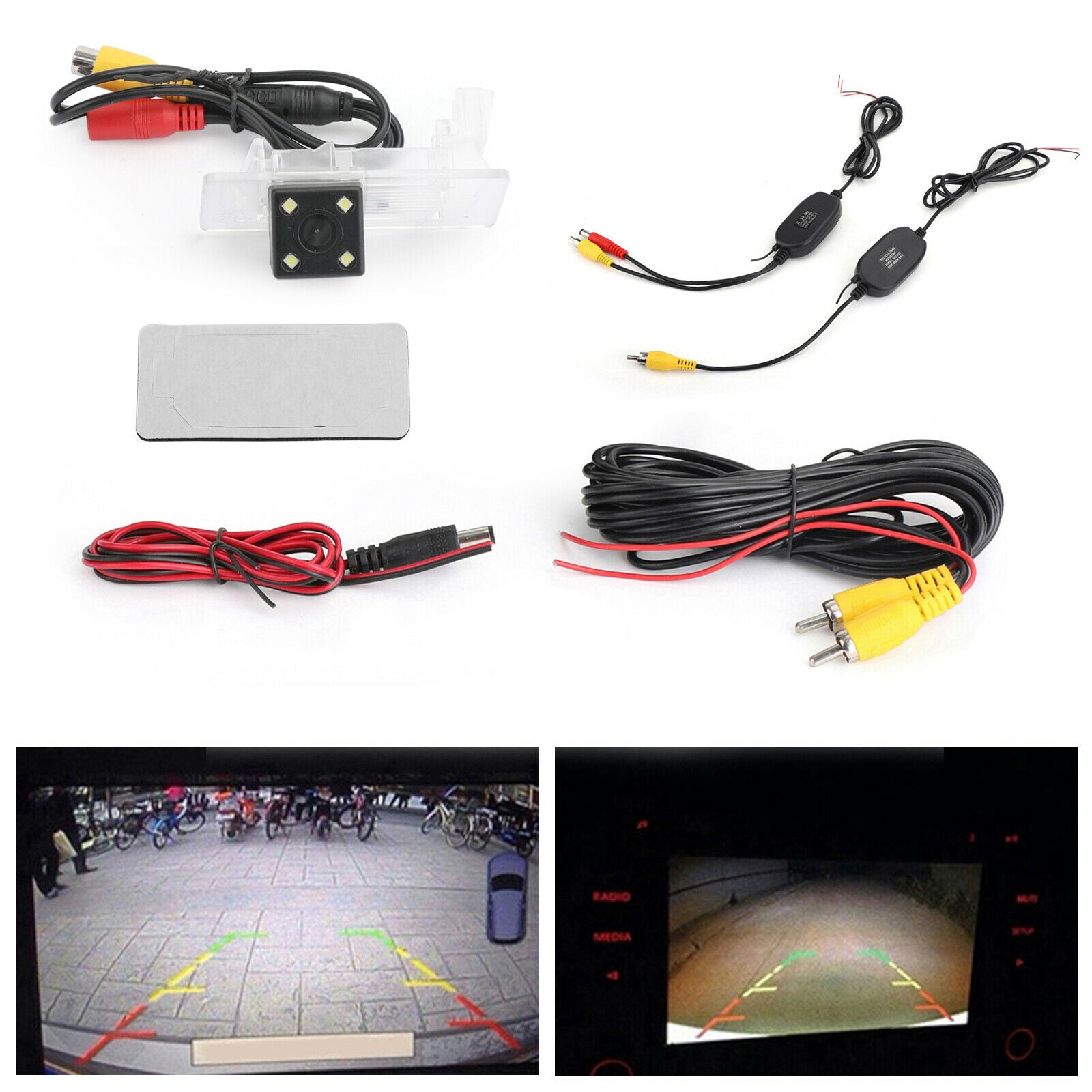 Wireless Reverse Camera for Volkswagen Touareg Tiguan Passat Santana Polo Sedan/