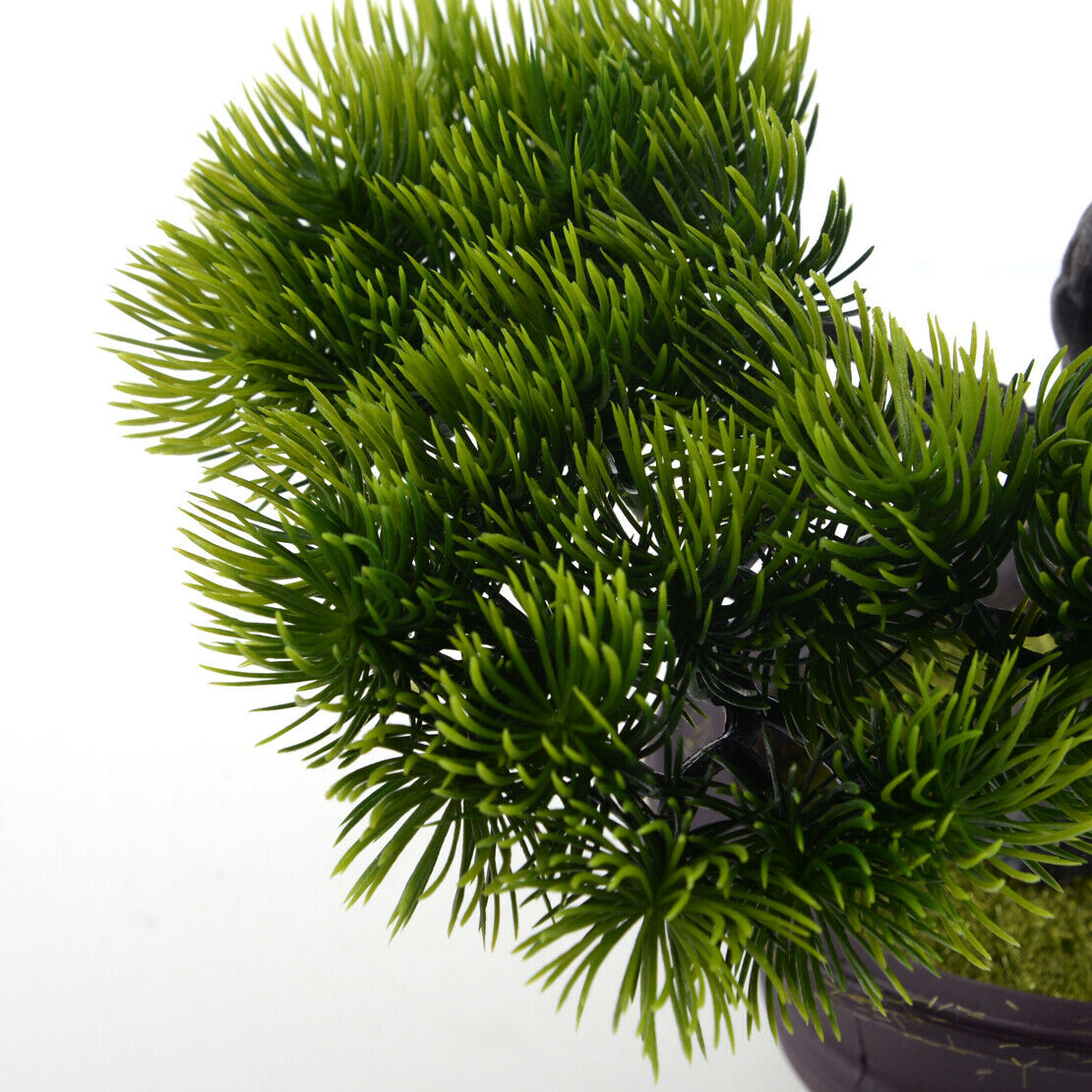 Artificial Bonsai Potted Plant Mini Pine Tree Greeting Home Office Decor A9