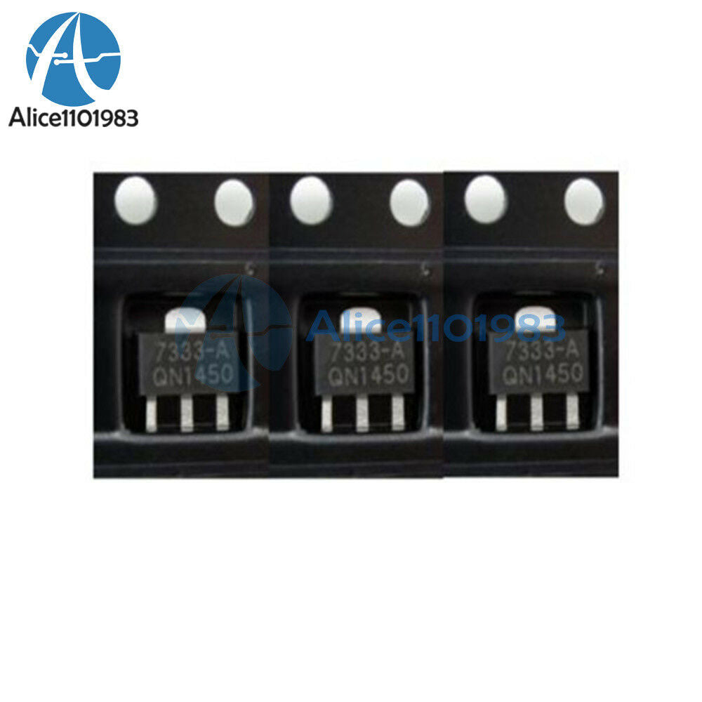 5PCS HT7333-A HT7333 3.3V SOT-89 Low Power Consumption LDO Voltage Regulator