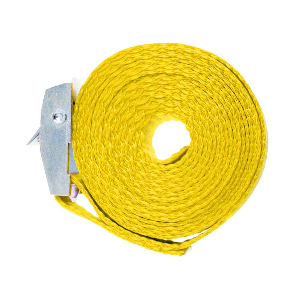 5 Pack 8ft Cam Buckle Lashing Straps Tie Down Strap Quick Release for Cargo