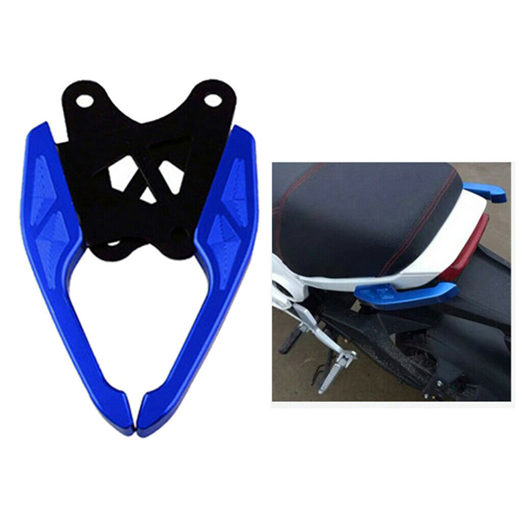 Motorcycle Modified Rear Armrest Rear Wing Rear Handrail Rear for YG125 Blue