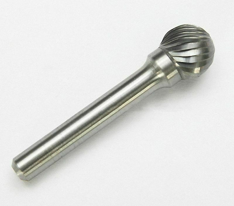 1 of Ball Shape Carbide Bur Rotary File 6mm Shank D1210M06