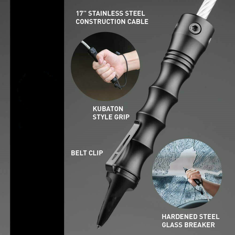 Whip Hardened Steel Window Breaker Car Crash Emergency Escape Car Tool Kits