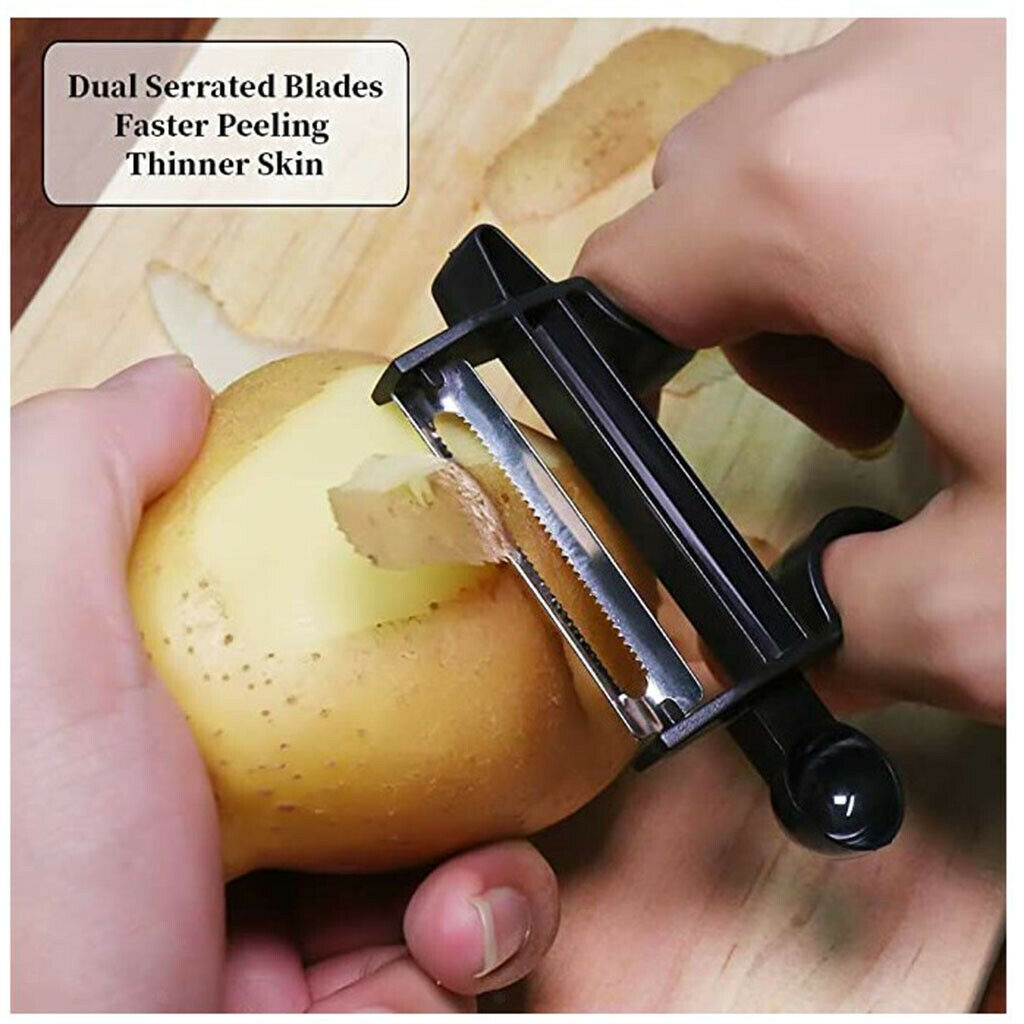 3pcs Vegetable Peelers Fruit Peelers Multifunctional Sharp Kitchenware