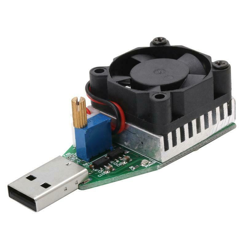 DC 3.7~13V USB 15W Adjustable Constant Current Electronic Load Discharger