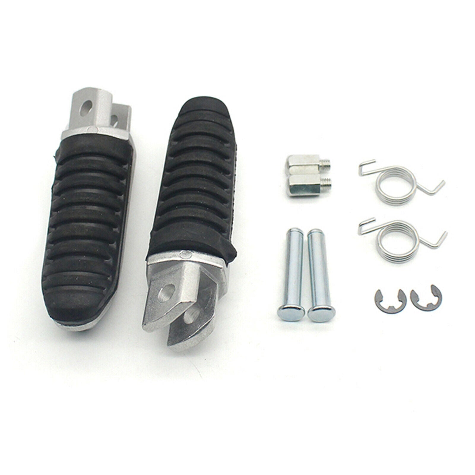 1 Pair Motorcycle Foot Pegs Footrests Pedals for Suzuki V-Strom Parts Front