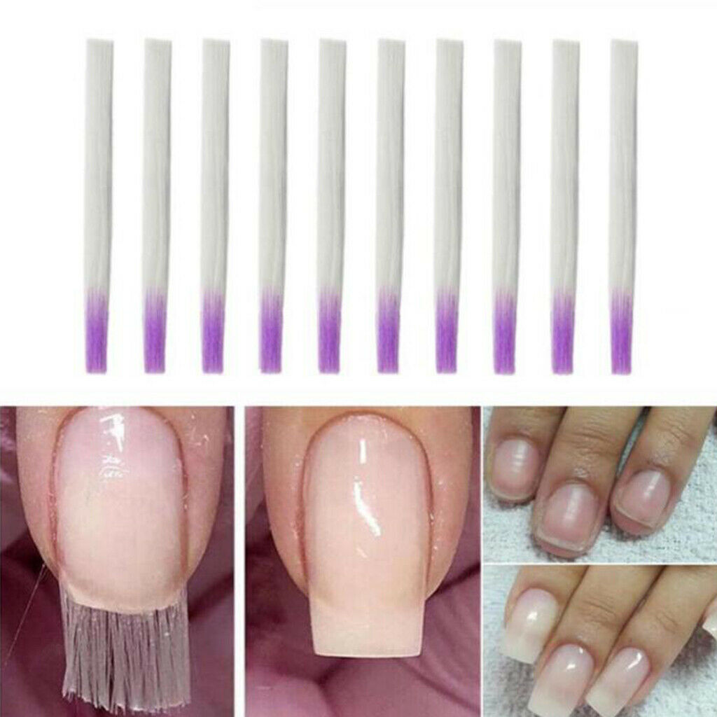 Manicure Tool Kit Fiberglass Gel Tips UV Cure Nail Silk Fiber Beauty Make Up