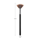 Professional Beauty Small Soft Face Powder Concealer Bronzer Fan Brush Tools