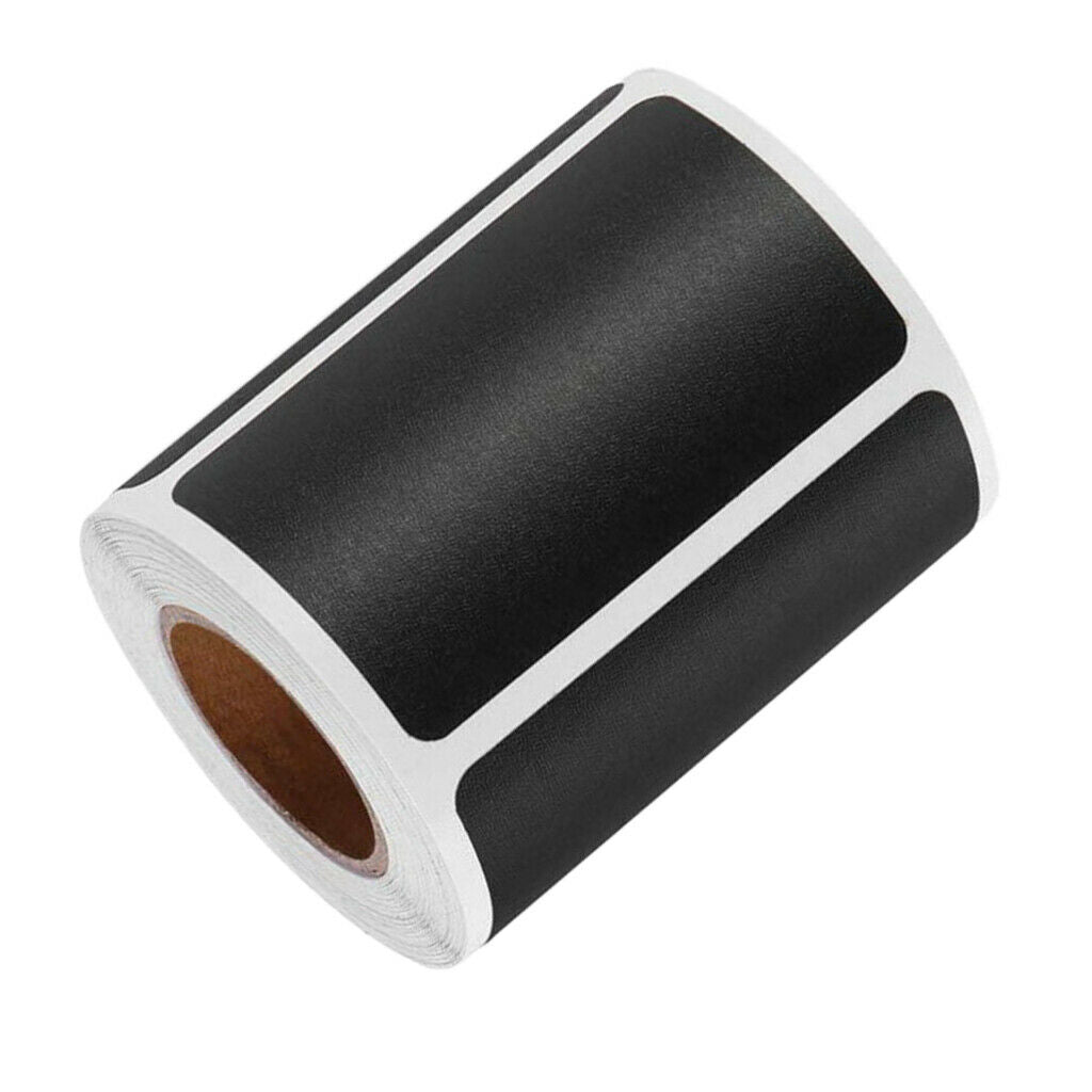 120Pcs Roll Chalkboard Labels Removable Blackboard Stickers Office Supplies