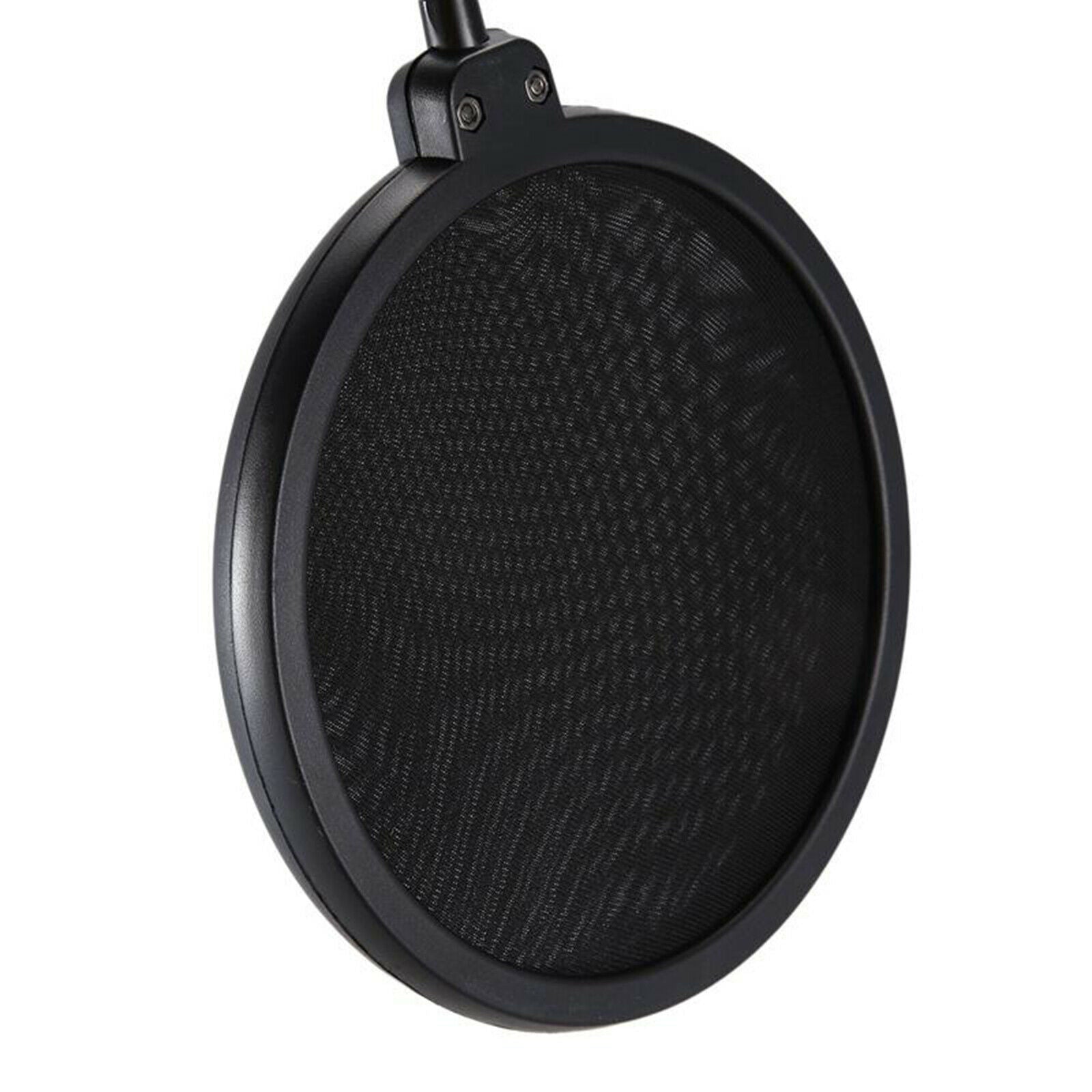 Portable Desk Microphone Suspension Stand Studio Mic Holder Filter Set
