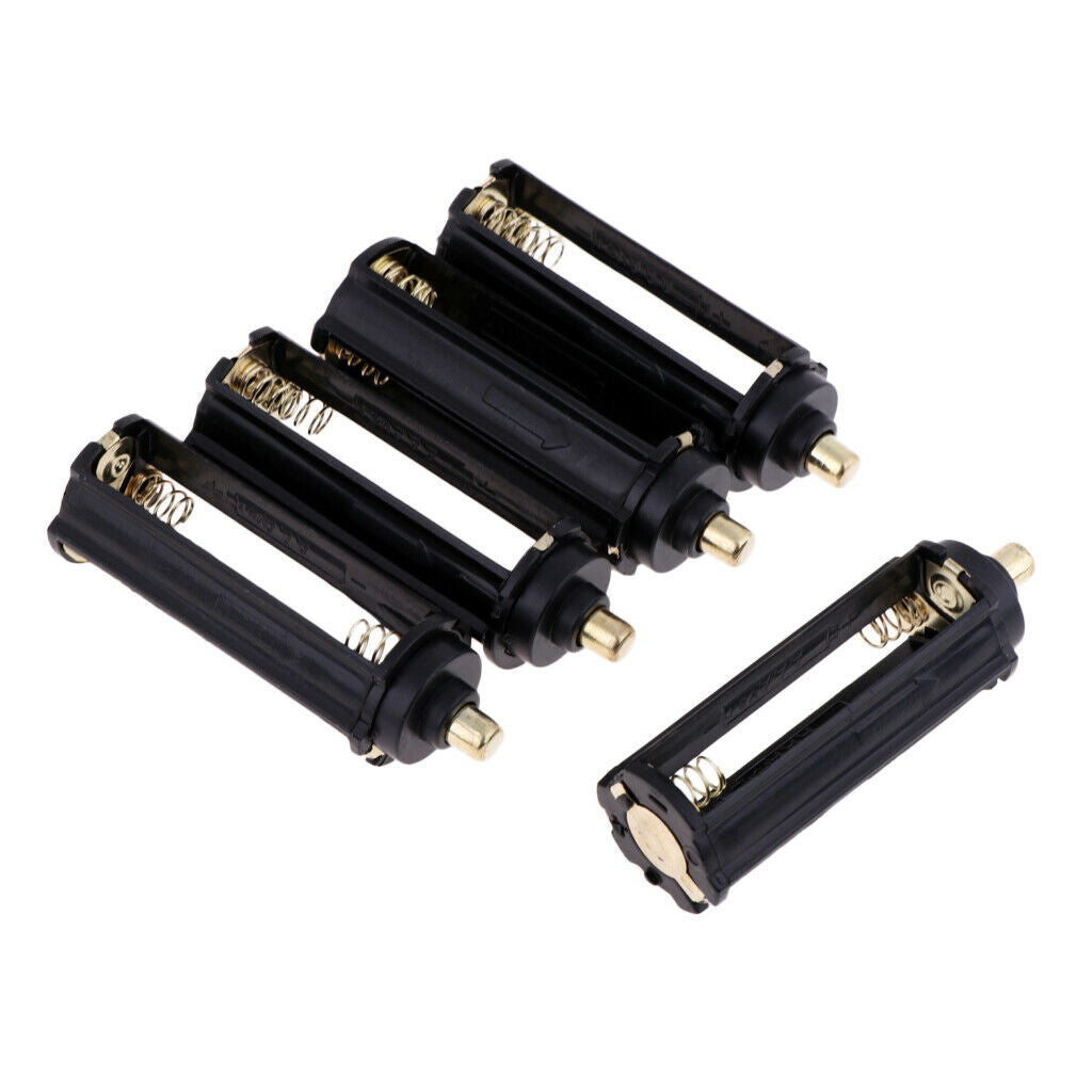 5pcs 3 AAA Battery Holder Case Box For Flashlight Torch Lamp Light Adapter
