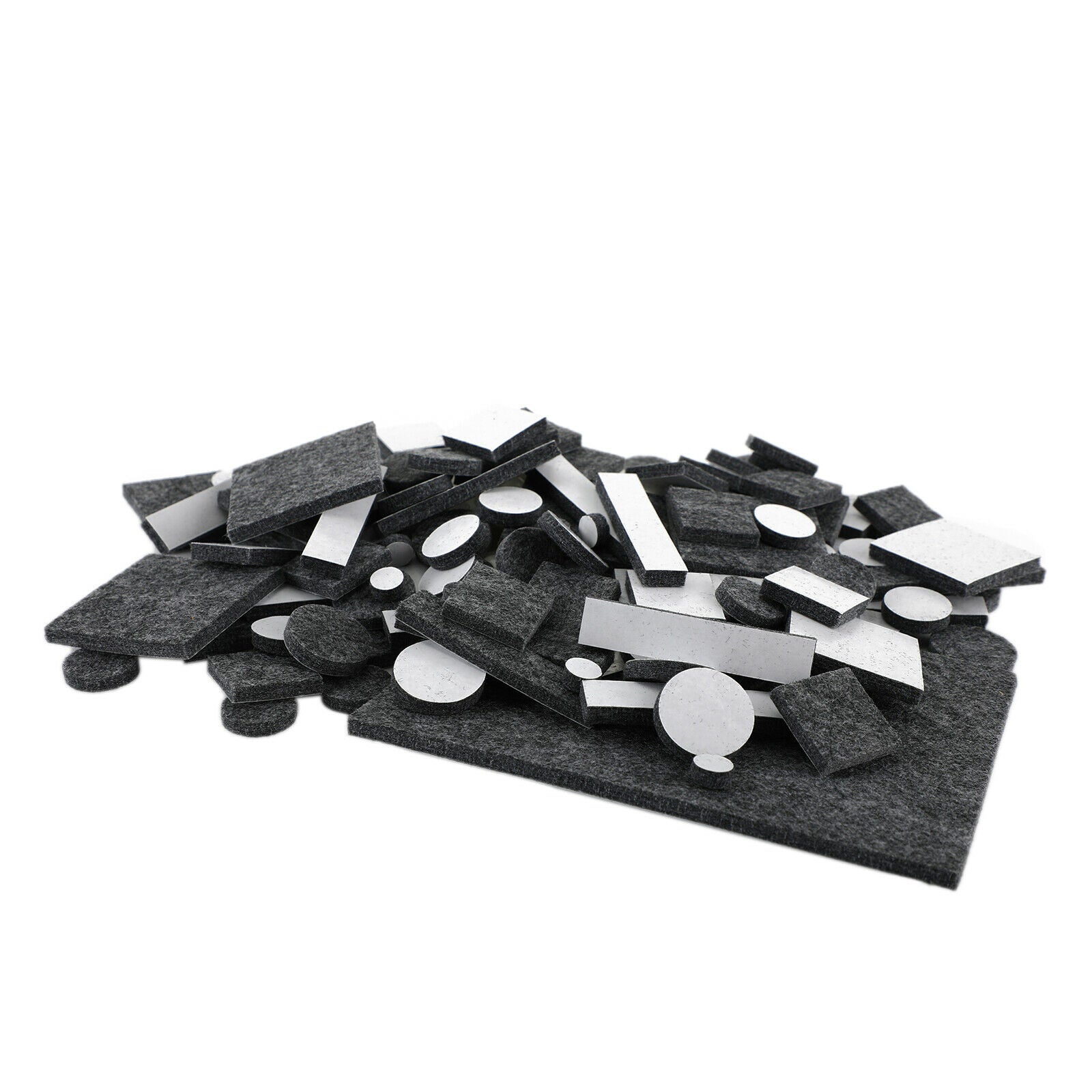 219Pcs Furniture Pads Chair Leg Floor Protectors Felt Pads Hardwood Floors Gray