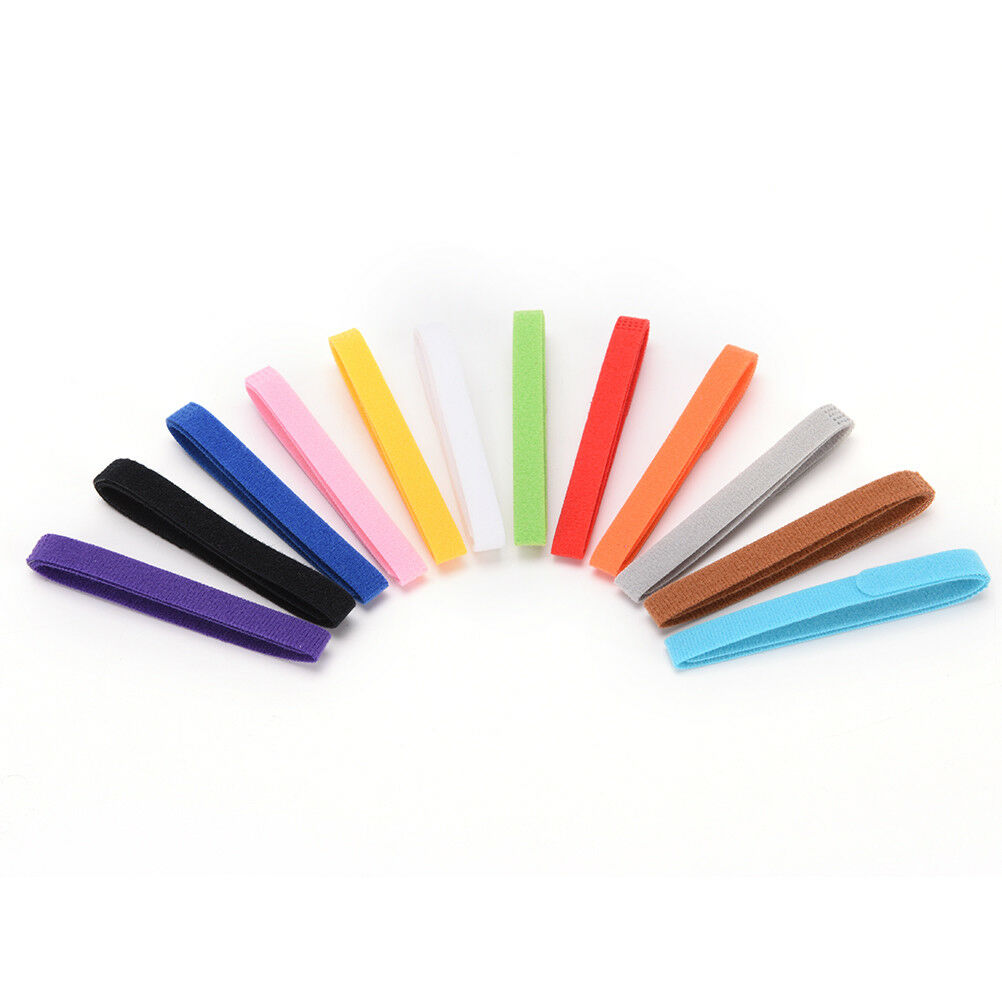 12Pcs Nylon Small Dog Adjustable Pet Identification Collars For Puppy Kitt.l8