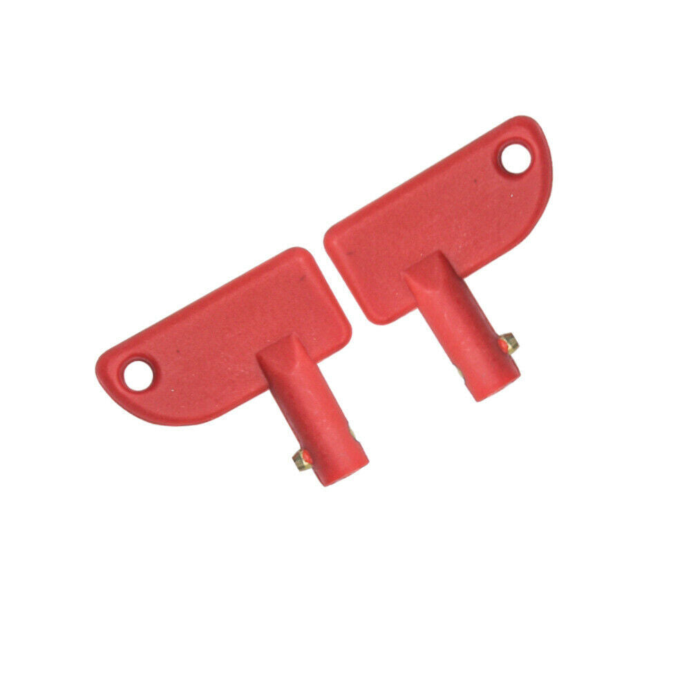 2pcs Car Power Switch Key Replacement Spare Key Battery Cut Off Isolator Switch