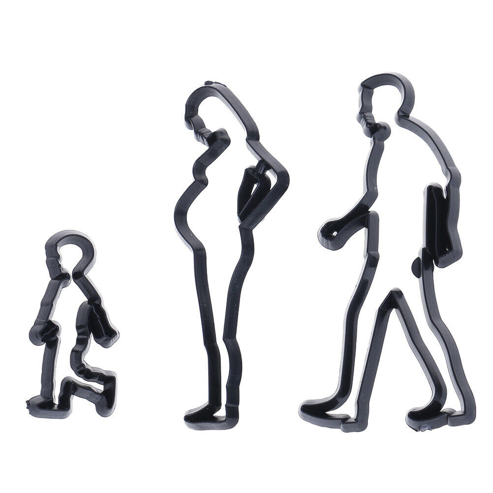Cookie Cutter Family Life Fondant Biscuit Mold Cutter Sugarcraft Cake M_.l8