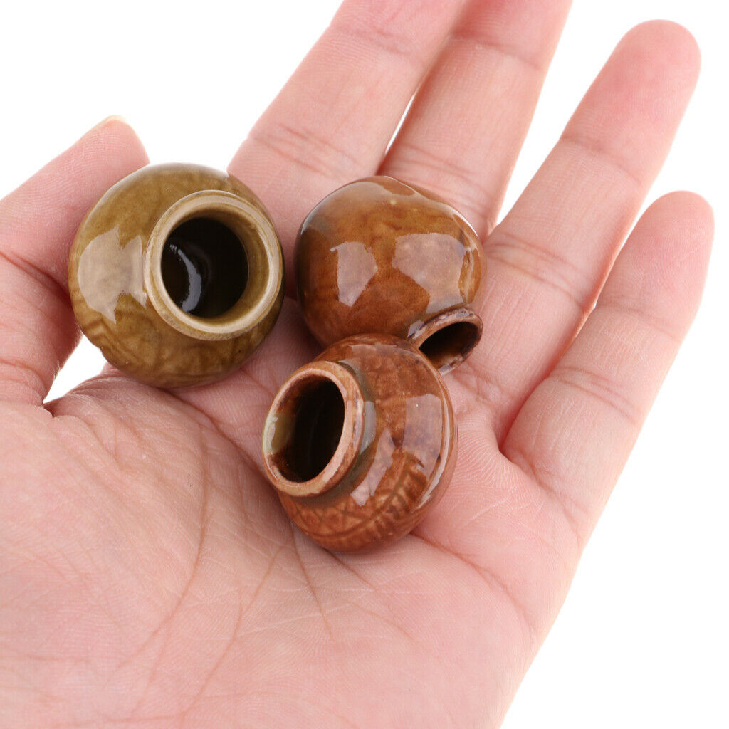 3 Pieces Modeling Ceramic Flower Vase Home Decor