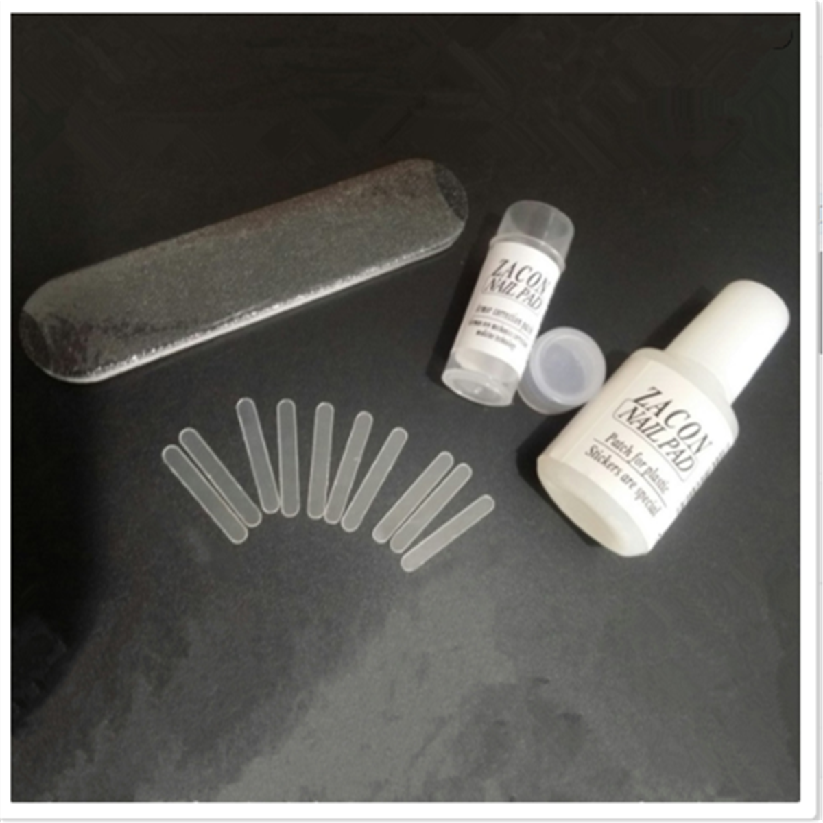 20pcs Ingrown Toenail Straightening Clip Curved Brace Treatment Tool With Glue