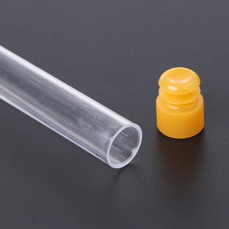 10x Transparent Knitting Sewing Felting Needle Bottle Plastic Storage Container