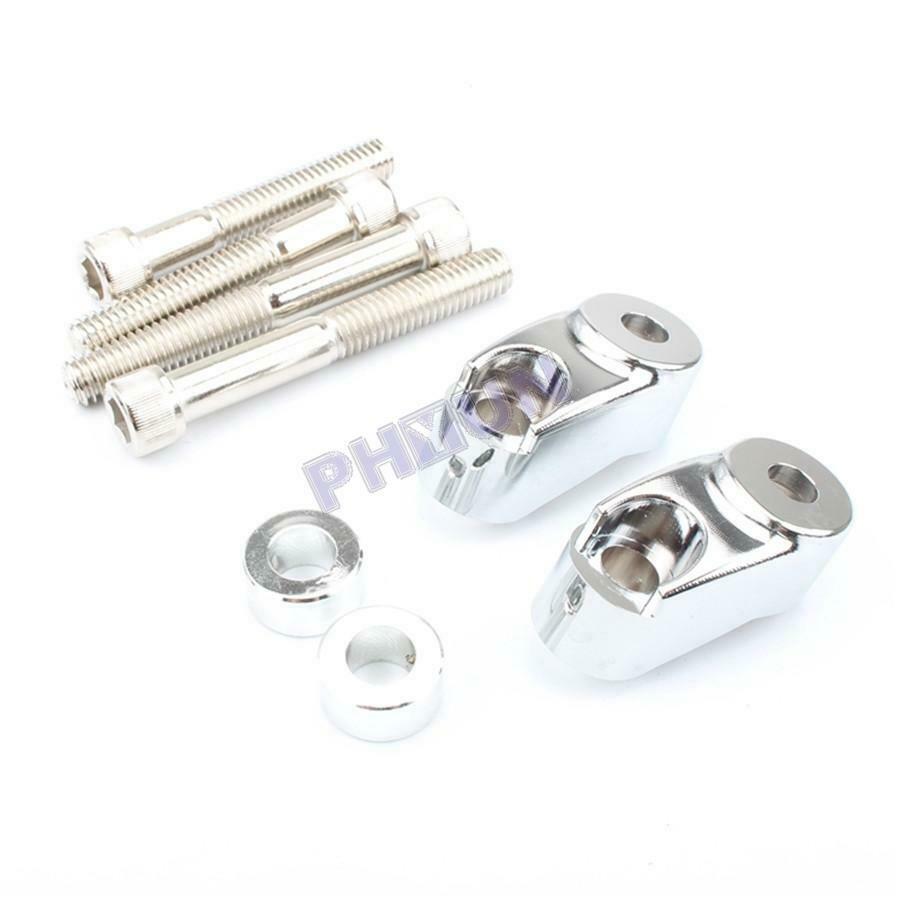 For Sportster FXR FXD Dyna XL 39 & 49mm Tubes Turn Signal Relocation Kit 1 Pair