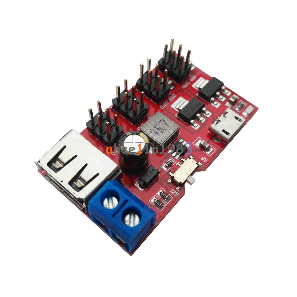 USB Power Breakout DC to DC Power Module Micro USB 5V to 1.8V/3.3V/5V/9V/12V