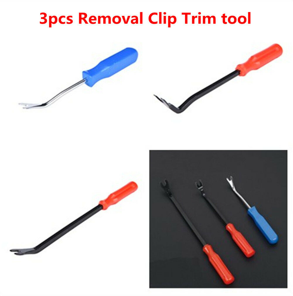 3pc Removal Clip Trim tool Car Door Window Panel Remover Fastener Pliers Tools