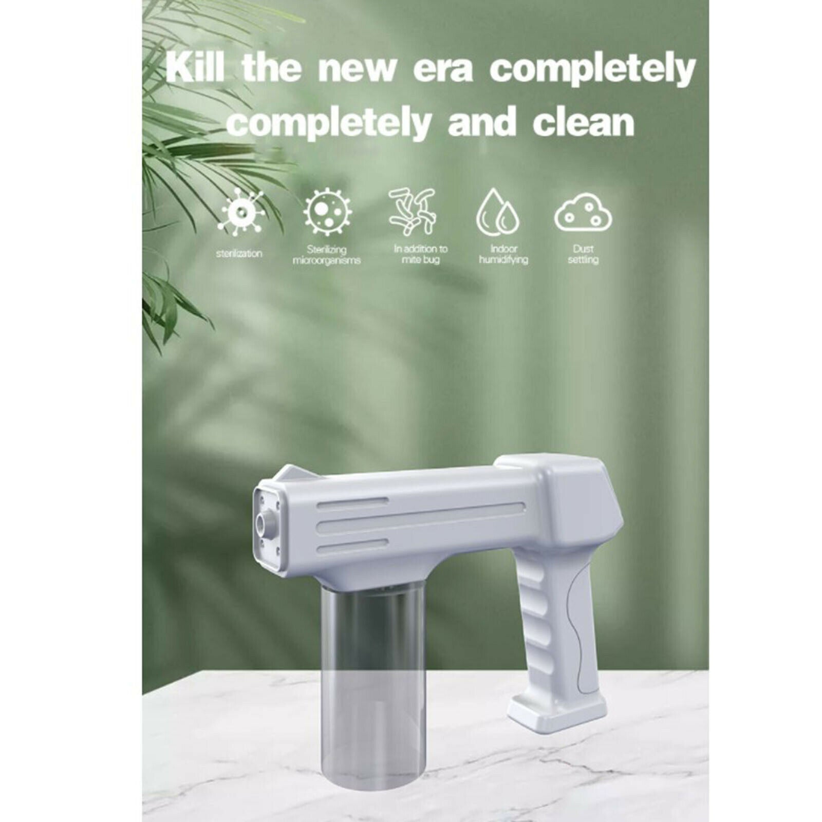 Disinfectant Machine Blue Light Steam Disinfection Gun for Household 300ML