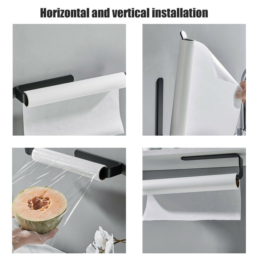 Toilet Paper Holder Wall Mounted Toilet Roll Holder Tissue Rack Rag Hanger