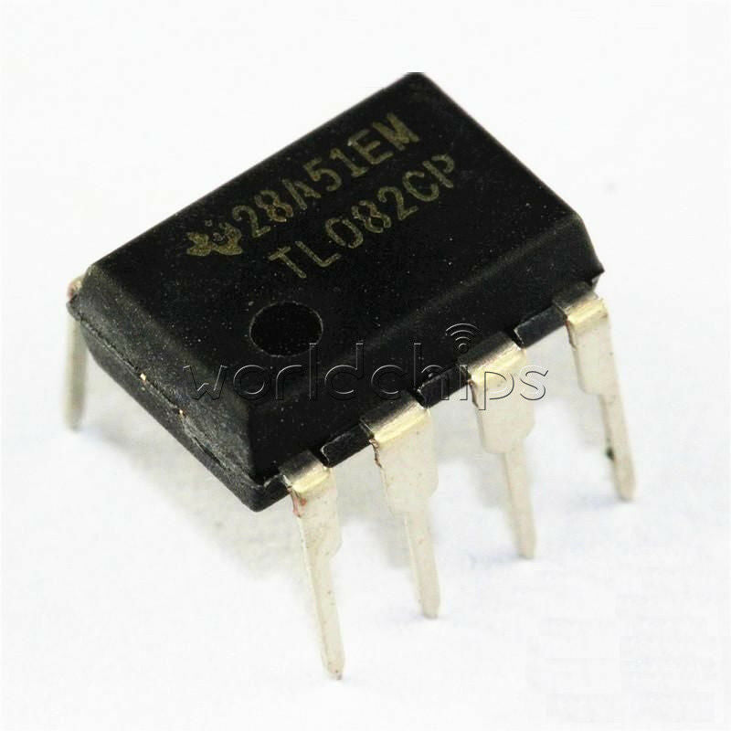 20PCS TL082 TI DIP8 IC JFET-INPUT OPERATIONAL AMPLIFIERS