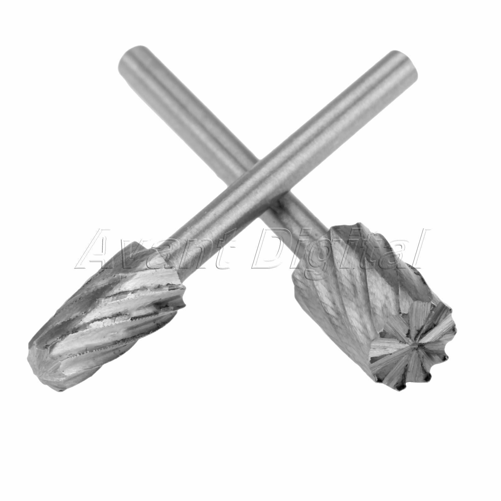 3MM Shank Routing Router Bits Cutters Burr Milling Engraving Rotary Tool 6pcs