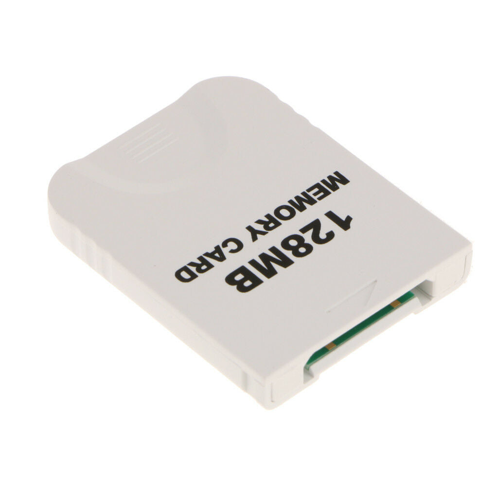 128MB White Memory Card Compatible for Wii & Gamecube Console Storage Card