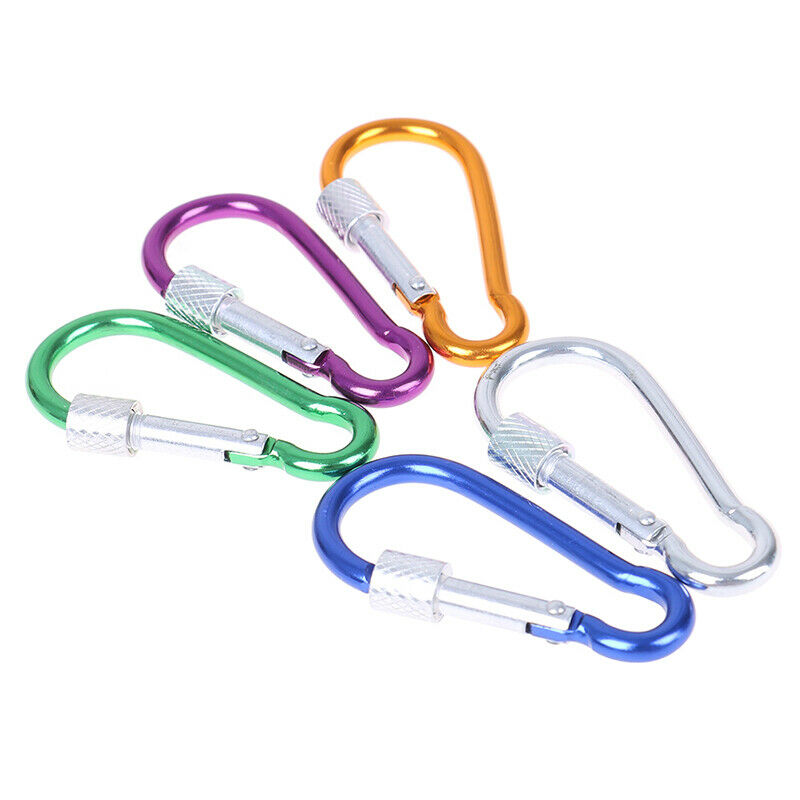 5pcs/set Carabiner Mini Gourd-Shaped Aluminum Alloy Keychain Clip TDTMKBUKH XC
