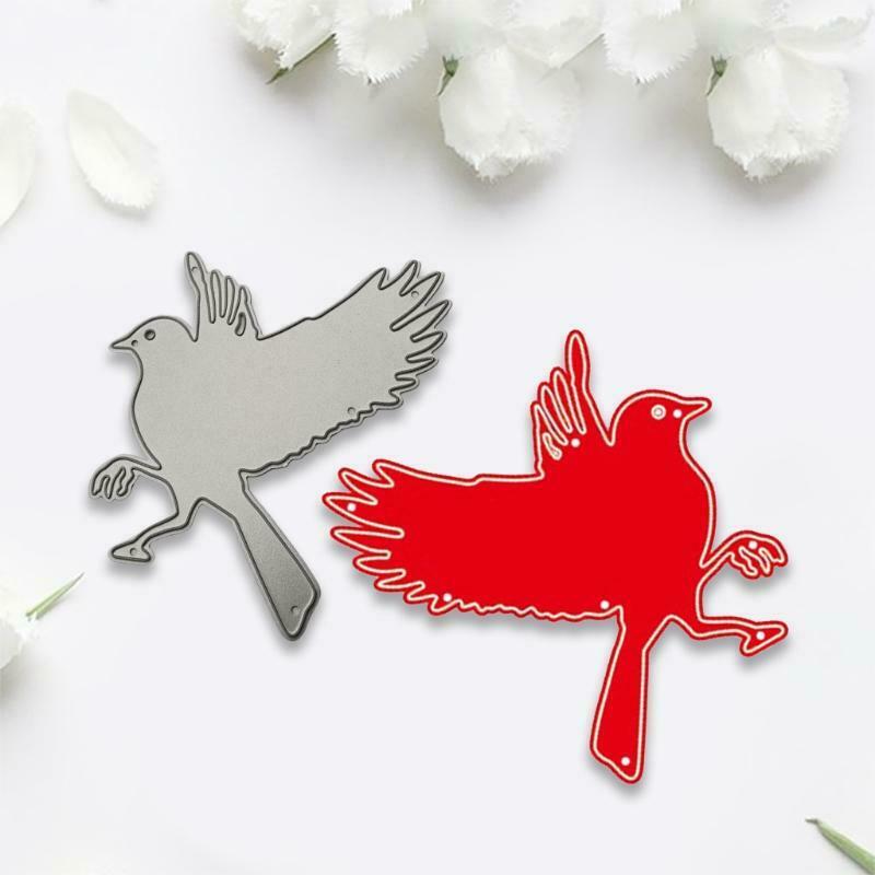 Flying Bird Metal Cutting Dies Stencils DIY Scrapbooking Album Paper Template