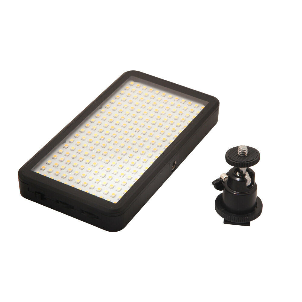 228LED Dimmable Power Panel Video Light For Digital DSLR Camera DV Camcorder
