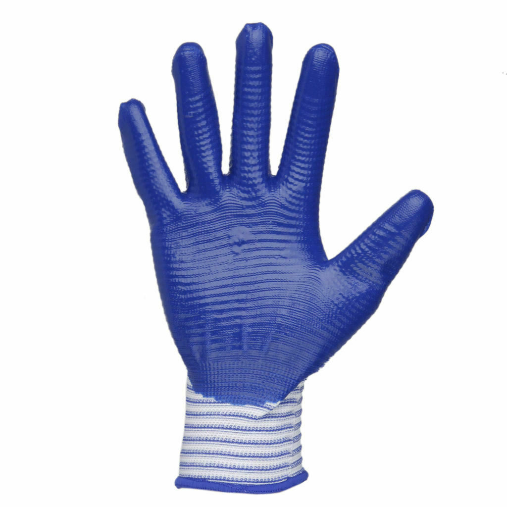 Bite-proof Protective Gloves for Hamsters Work Blue Zebra Crossing