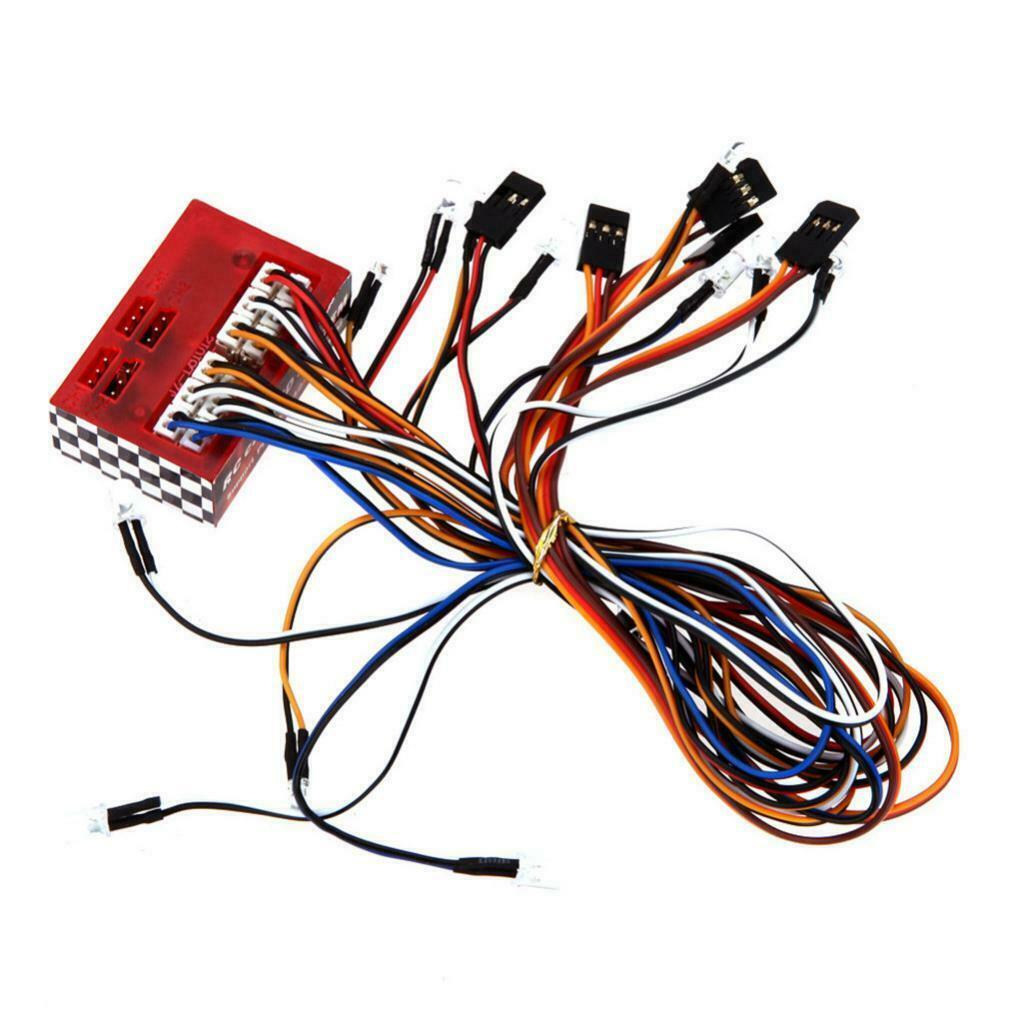 Climbing Car LED Lamp for 1/10 1/8 HSP Redcat  CC01 4WD Axial SCX10