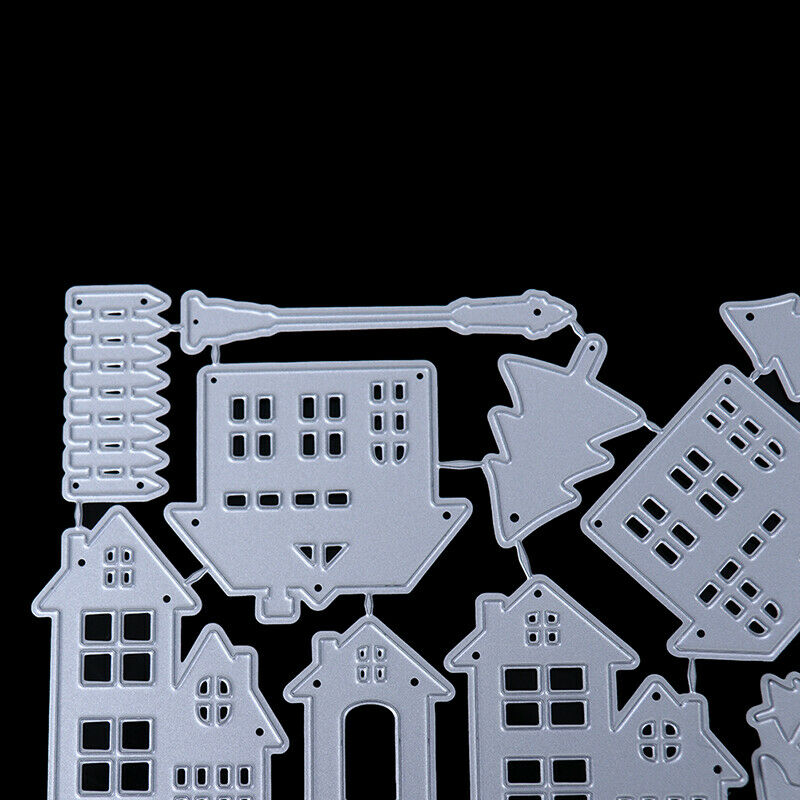 cutting dies Christmas house Scrapbooking Dies Metal Craft Die Cut StampsDEAU