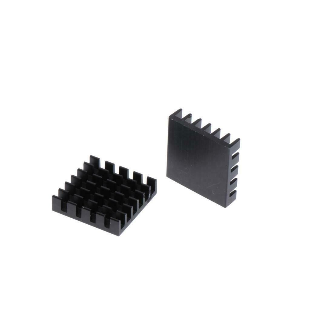 20 Pieces Aluminum Radiators  Sinks 18x18x5mm + Pre-applied Thermal Tape