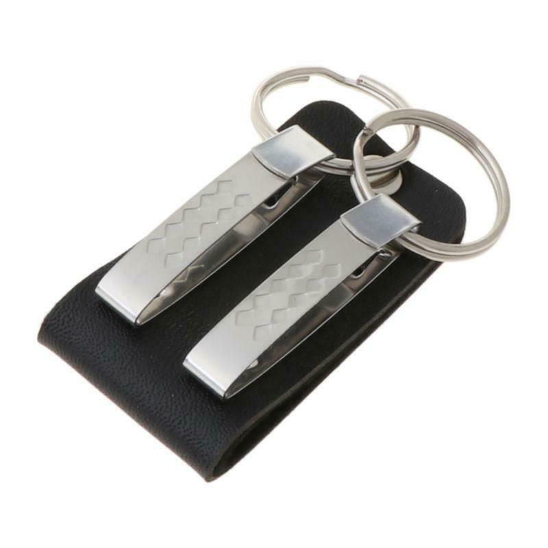 Men Leather Belt Loop Keychain Detachable Clips Belt Key Ring Key Holder Jewelry