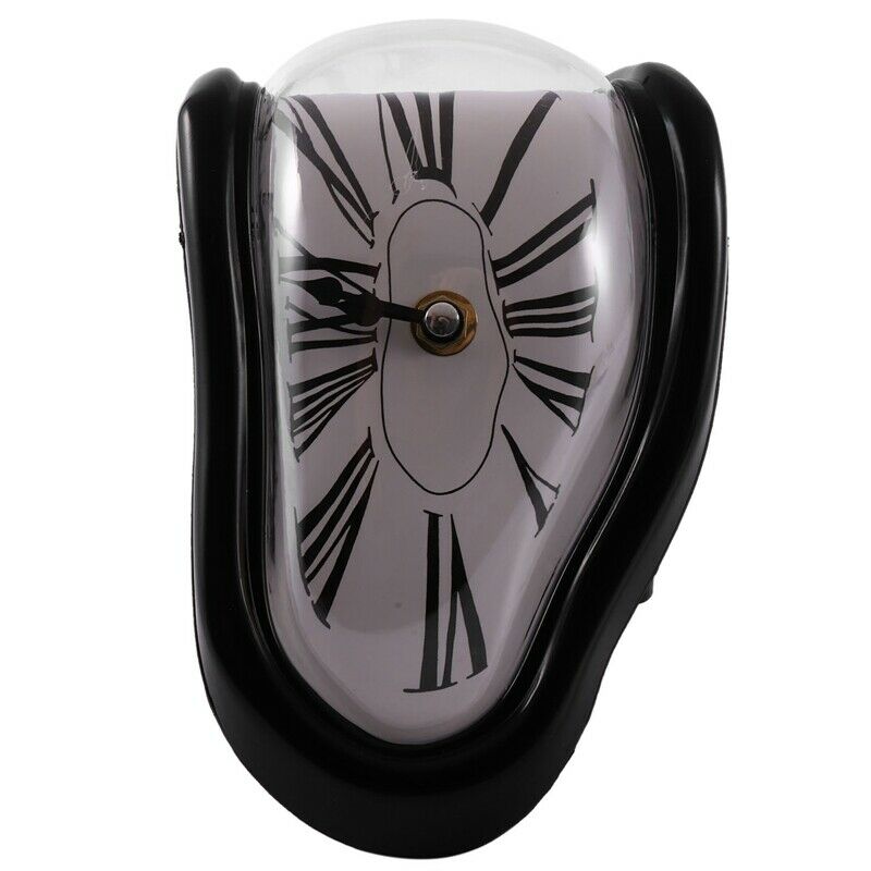 Surreal Melting Distorted Wall Clocks Surrealist Salvador Dali Style Wall WatcO9