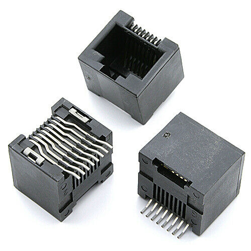 [40pcs] RJ-45-MODULAR-JACK Phone Socket RJ-45 SMD