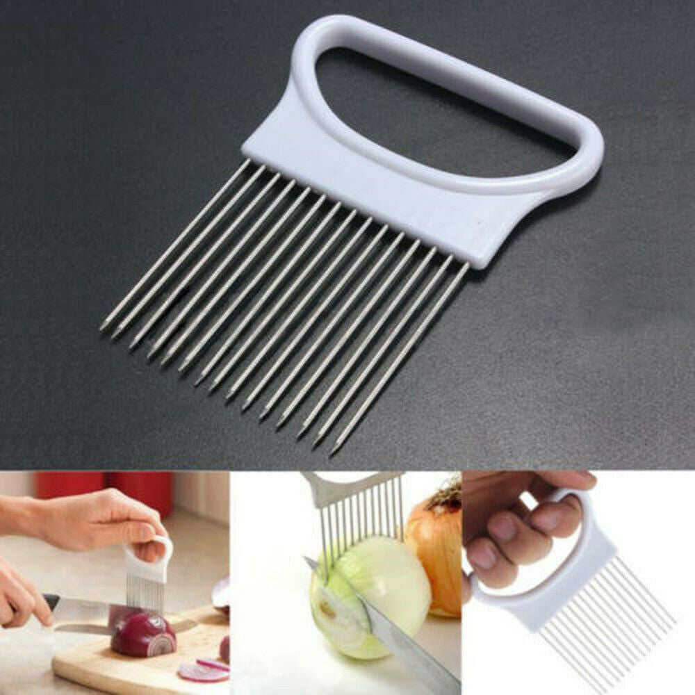 Food Slice Assistant Onion Slicer Cutter Fish Meat Potato Vegetable Holder Tools
