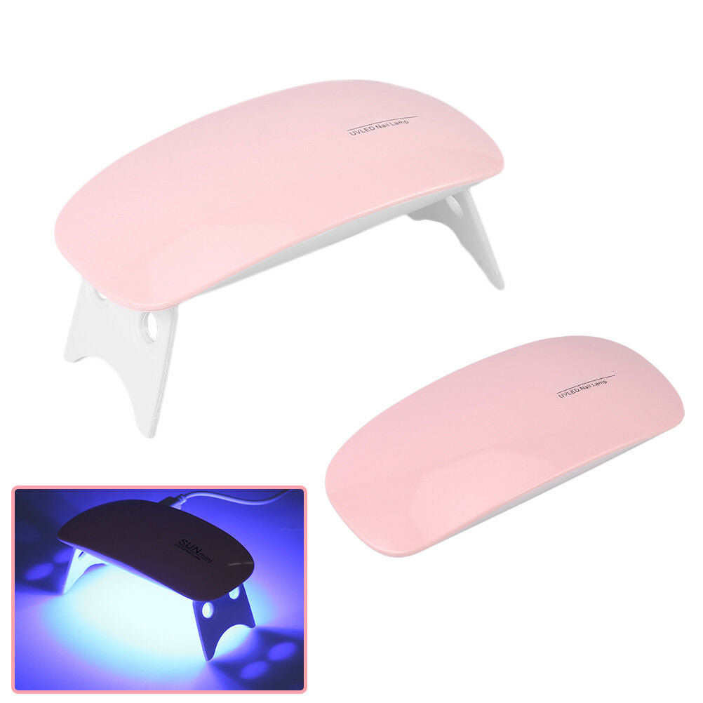 mini UV LED Lamp Portable Nail Dryer USB Cable Gel Nail Polish Dryer smal.l8