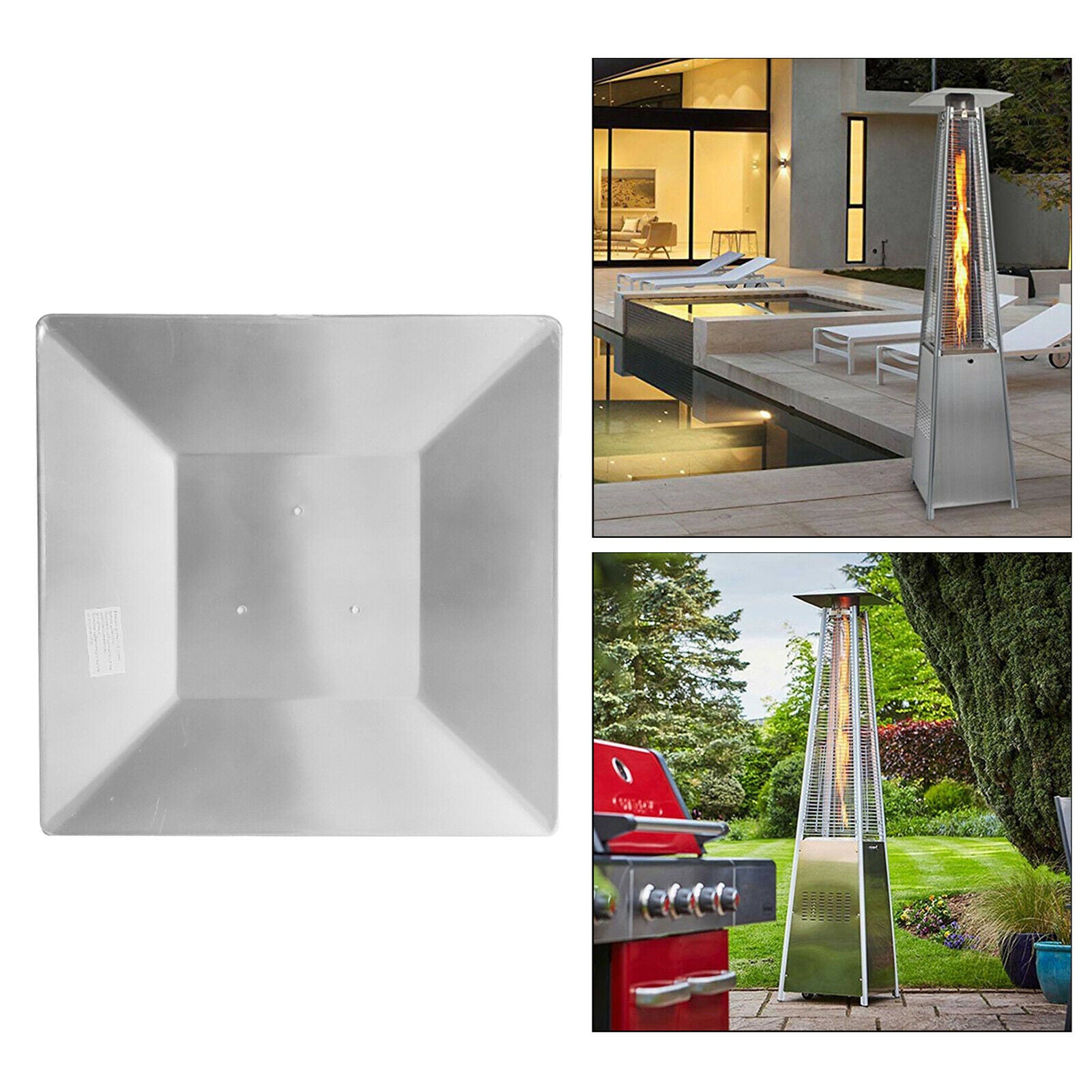 Patio Shield for Propane Heat Focusing Outdoor Garden Cover 6.9cm 2.7inch